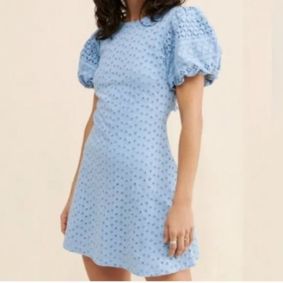 Free People Dresses & Skirts - **NWOT** Free People Apricot Rose Mini Dress- Color Skies- Size M